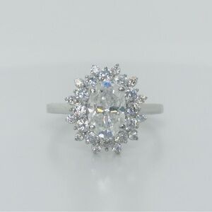 Halo MOISSANITE Ring